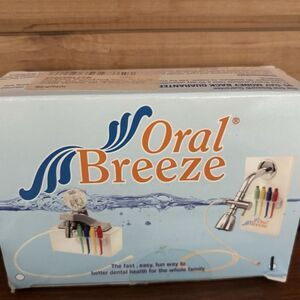 Oral Breeze Shower Faucet Dental Teeth Irrigator Polished Chrome Water Flosser